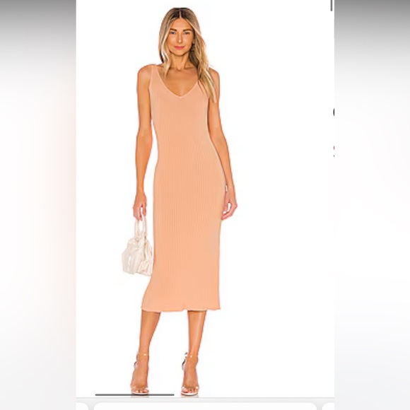Line & Dot
HALL SWEATER DRESS in Peach - Picture 2 of 5